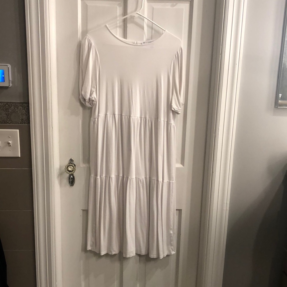 ASOS white cotton dress
